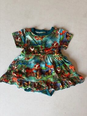 Bamboo Twirl Dress- Fox And The Hound Print. NWOT